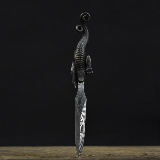 80133 Handmade Tea Knife Dragon Spring City Tea Cake Prescent Pu'er Special Tea Brick Tea Pry Tea Tool Knife