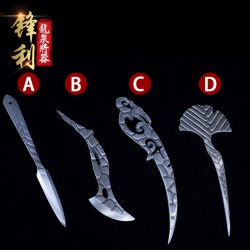 Tea knife handmade tea knife stainless steel Pu'er tea knife black tea knife accessories Guma tea knife Kung Fu tea knife