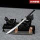 Tea knife mini -golden back big knife eighteen weapon to play decorative sword Tea knife mini -golden back big knife eighteen weapon to play decorative sword