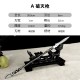 Tea knife reverses Wei Bing's golden handle small weapon eighteen weapons to play decorative decoration