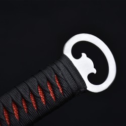 Longquan Sword Handmade Forging Stainless Steel Ring Sword Film and Television Long Sword Cold Weapon Samurai Sword Article