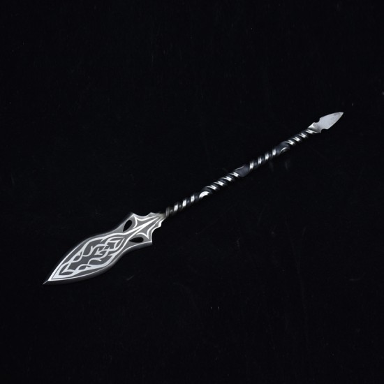 Handmade tea knife Longquan family forging tea needle pry tea Pu'er stainless steel tea cone open tea brick accessories tea cake pry Handmade tea knife Longquan family forging tea needle pry tea Pu'er stainless steel tea cone open tea brick accessories tea cake pry
