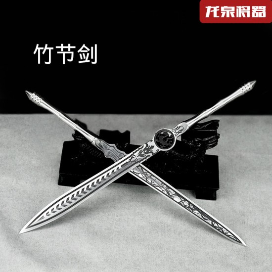 Tea knife mini sword sword bamboo sword sword stainless steel tea set tea ceremony handmade mini weapon Tea knife mini sword sword bamboo sword sword stainless steel tea set tea ceremony handmade mini weapon