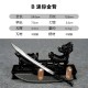 Tea knife mini -golden back big knife eighteen weapon to play decorative sword Tea knife mini -golden back big knife eighteen weapon to play decorative sword