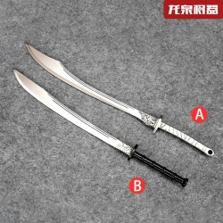 Tea knife mini -golden back big knife eighteen weapon to play decorative sword