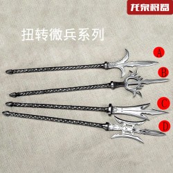 Eighteen Class Small Weapon Steel Crafts Tea Needle Tea Knife Reverse Micro Weapon Models