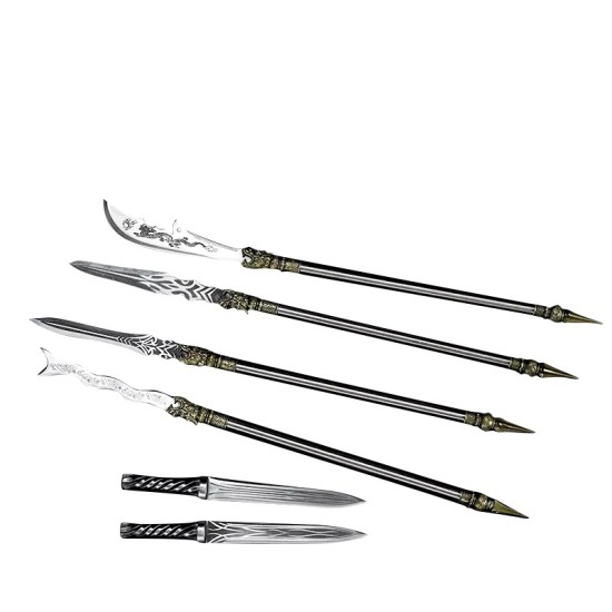 Mother -in -law Double Sword III Elementary School Series Tea Sword Sword Sword Mini Eighteen Weapon Playing Playing Mother -in -law Double Sword III Elementary School Series Tea Sword Sword Sword Mini Eighteen Weapon Playing Playing