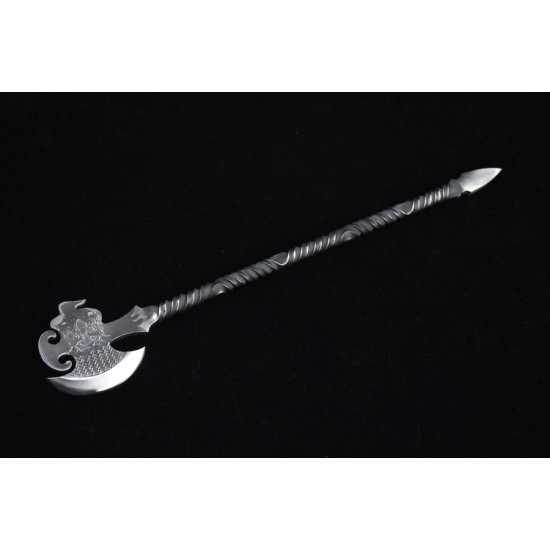 Longquan forging tea knife pure handmade tea needle ax steel Pu'er tea sword accessories accessories black tea collection Longquan forging tea knife pure handmade tea needle ax steel Pu'er tea sword accessories accessories black tea collection