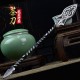 Tea knife prying knife Pu'er tea knife tea needle kung fu tea set stainless steel handmade mini weapon Tea knife prying knife Pu'er tea knife tea needle kung fu tea set stainless steel handmade mini weapon