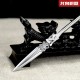 Longquan tea knife stainless steel integrated small weapon tea set mini weapon to play decorative ornaments Longquan tea knife stainless steel integrated small weapon tea set mini weapon to play decorative ornaments