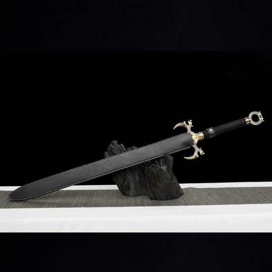 Longquan sword handmade forging one -in -one six -faced Tang sword cold weapon Western sword long sword craftsmanship baby sword Longquan sword handmade forging one -in -one six -faced Tang sword cold weapon Western sword long sword craftsmanship baby sword