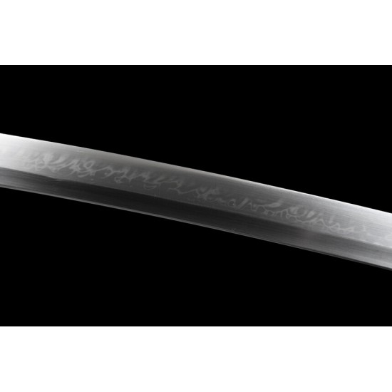 katana 067 Copper T10 Flame Pattern Warrior Blade  (King)