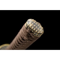 katana 067 Copper T10 Flame Pattern Warrior Blade  (King)