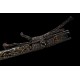 katana 067 Copper T10 Flame Pattern Warrior Blade  (King)