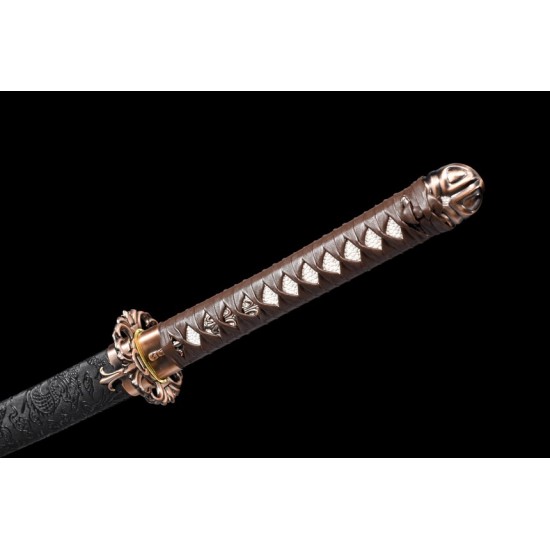 katana 073 Saint Demon Warrior patterned steel version