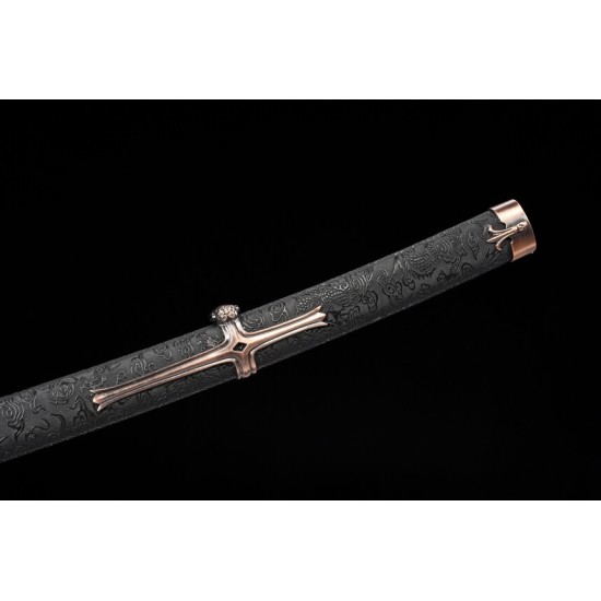 katana 073 Saint Demon Warrior patterned steel version