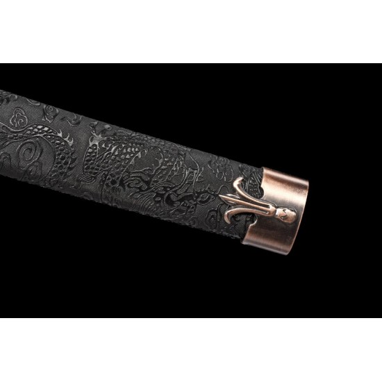 katana 073 Saint Demon Warrior patterned steel version