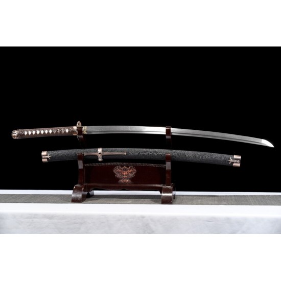 katana 073 Saint Demon Warrior patterned steel version