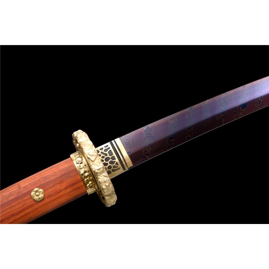 katana 086 Sakura Taito damascus steel